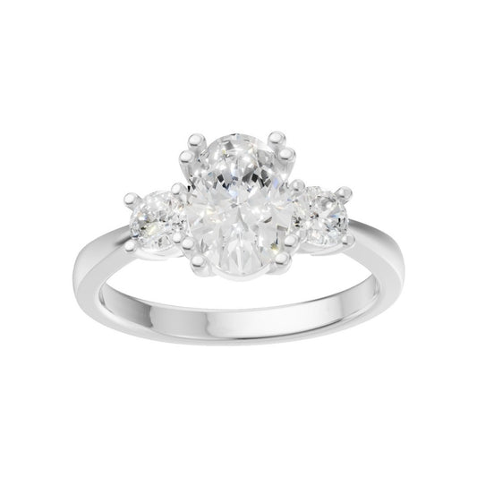 18K White Gold