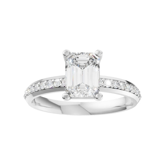 18K White Gold
