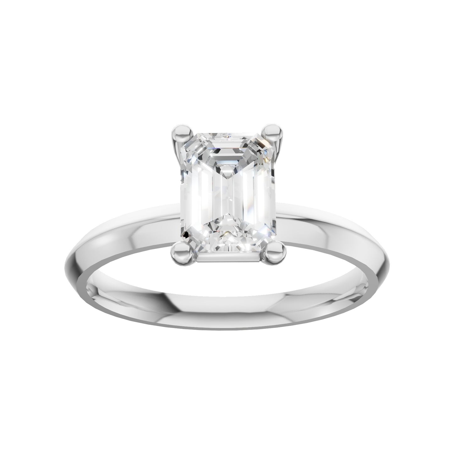 18K White Gold