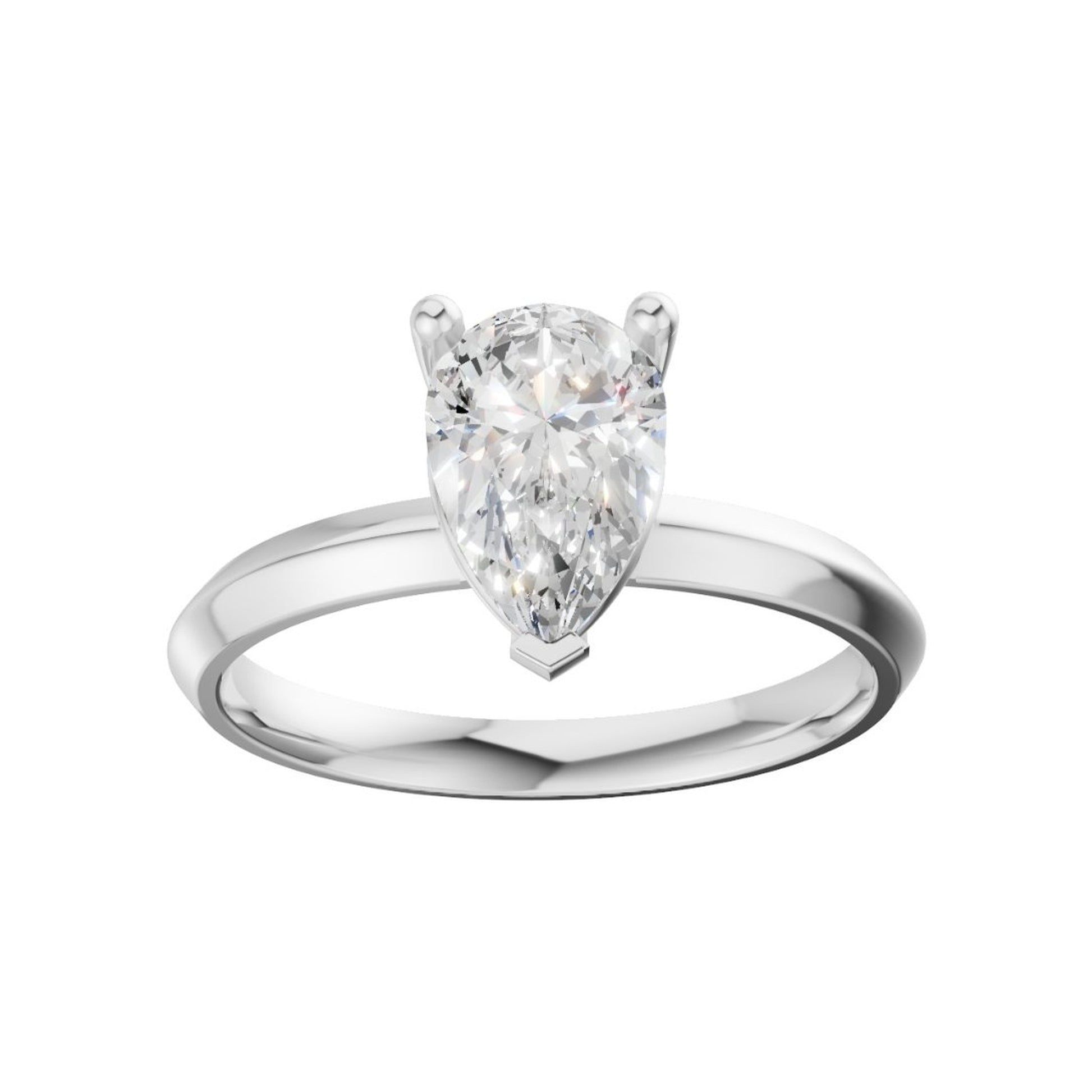 18K White Gold