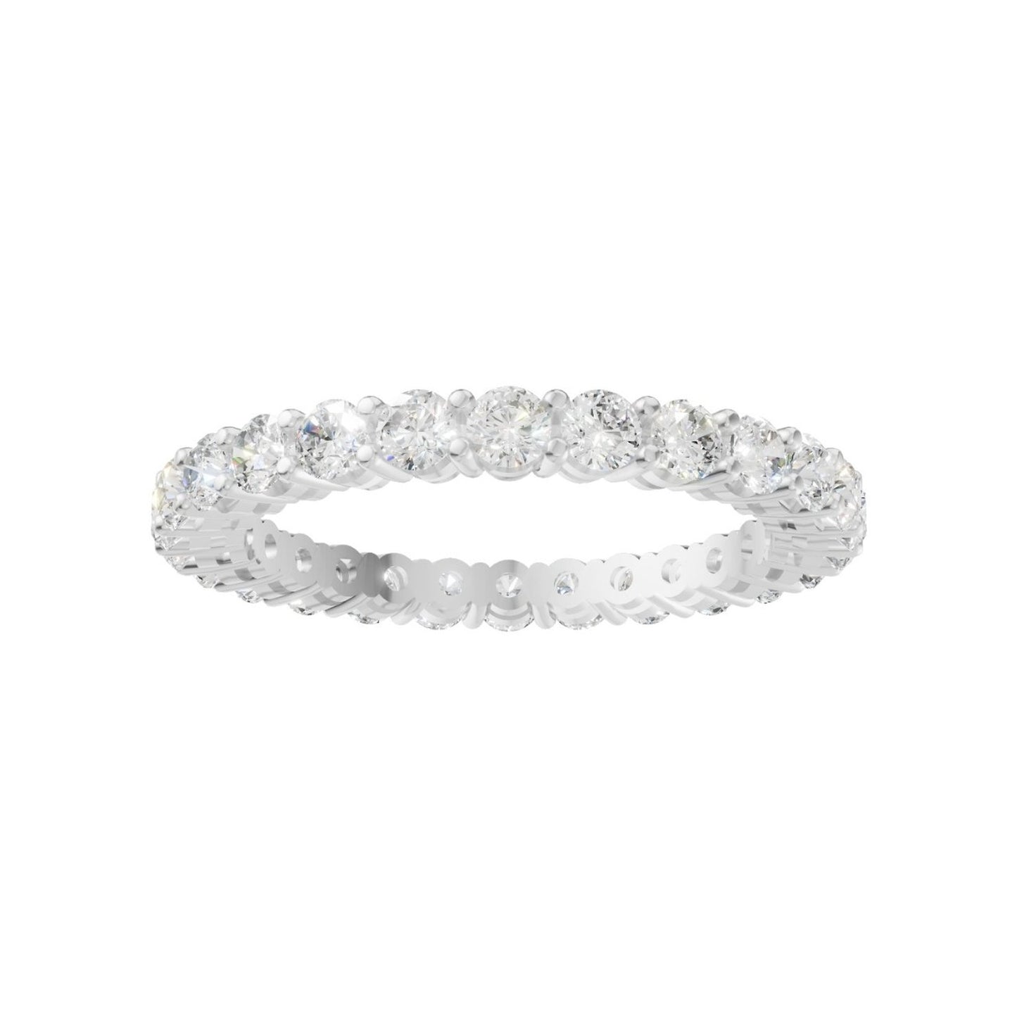 18K White Gold