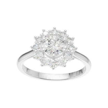 18K White Gold
