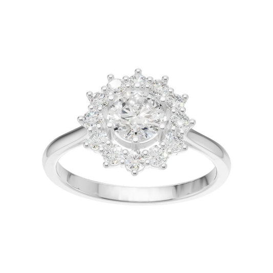 18K White Gold