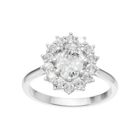 18K White Gold