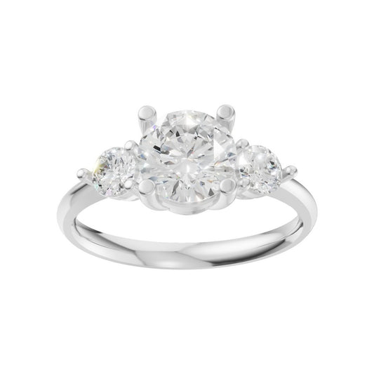 18K White Gold
