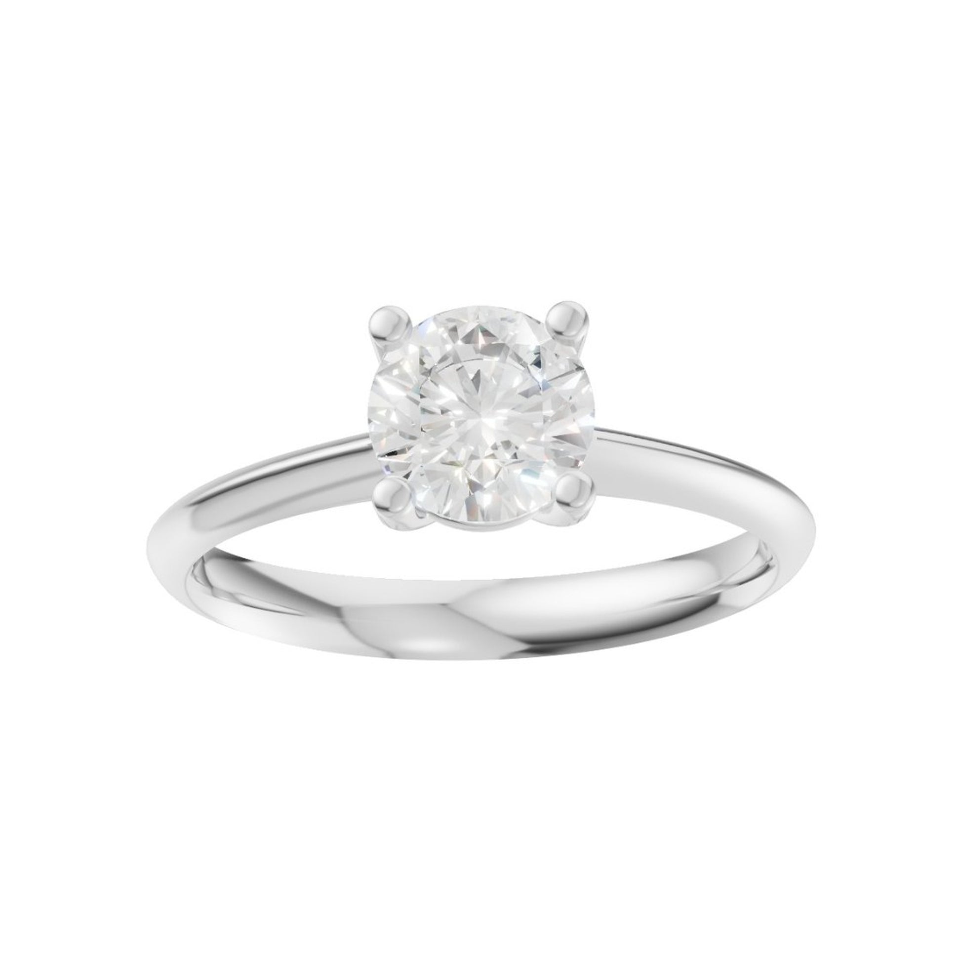 18K White Gold