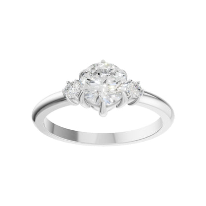 18K White Gold