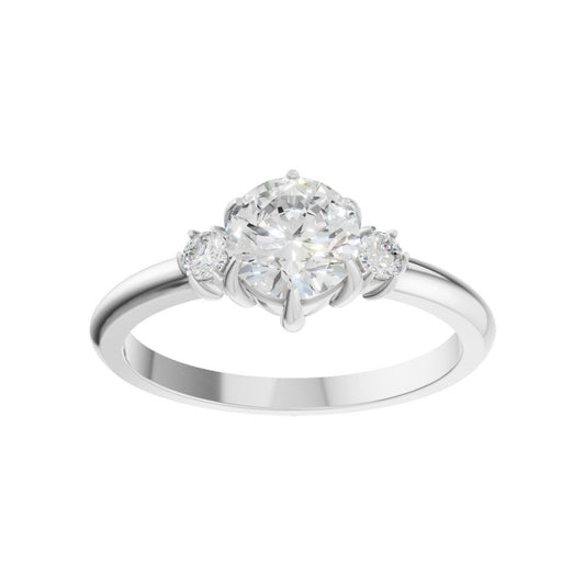 18K White Gold
