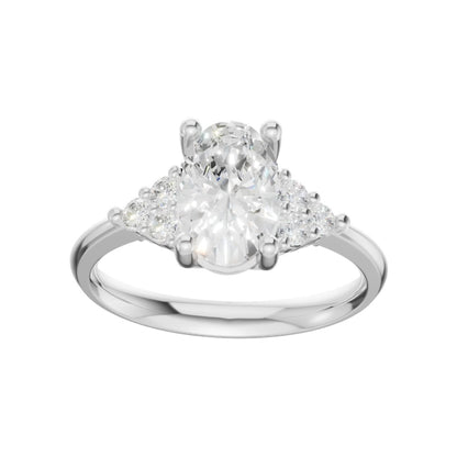 18K White Gold