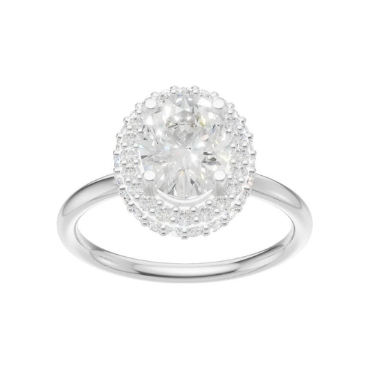 18K White Gold