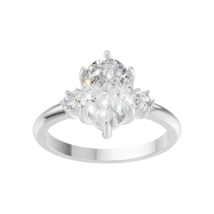 18K White Gold