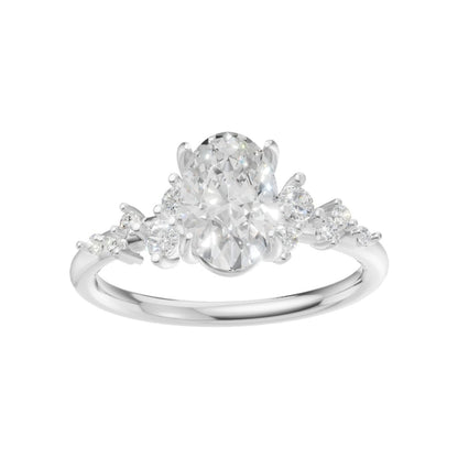 18K White Gold
