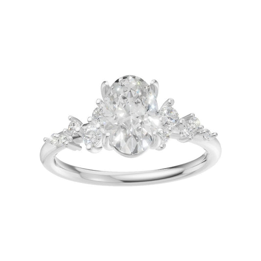 18K White Gold