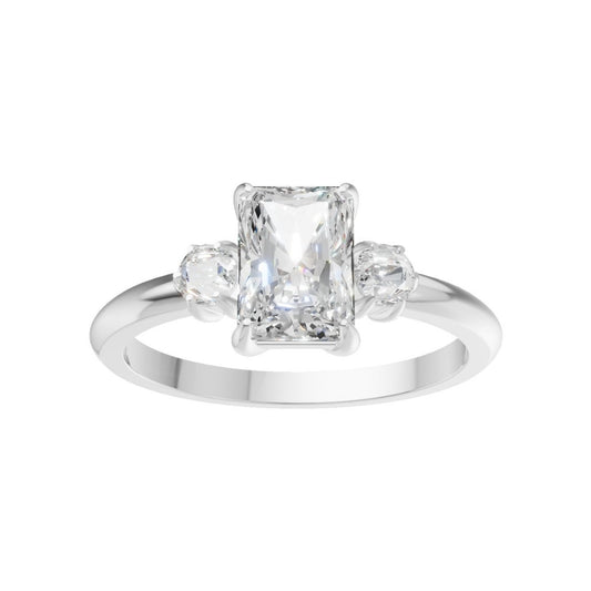 18K White Gold