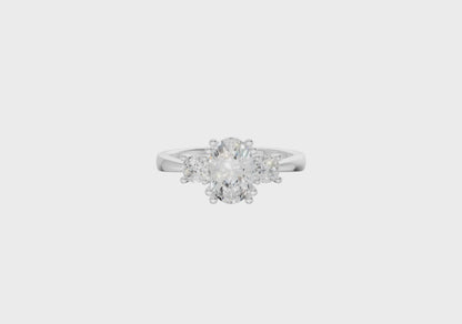 The Triade Oval Lab Diamond Ring