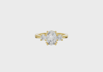 The Triade Oval Lab Diamond Ring