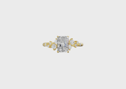The Foret Emerald Cut Lab Diamond Ring