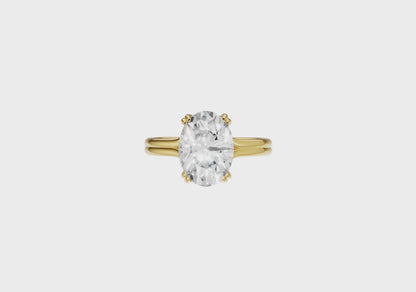 The Volta Oval Lab Diamond Ring