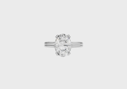 The Volta Oval Lab Diamond Ring